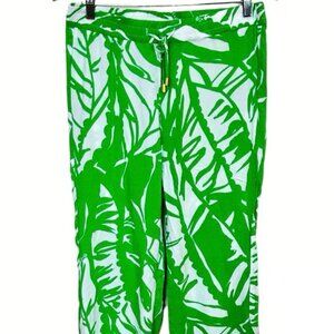 Lilly Pulitzer Women's Palazzo Boom Boom Tropical Wide Leg Pants Large